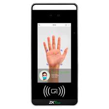 Lectora biométrica facial con medición de temperatura corporal y reconocimiento de cubre bocas marca ZKTeco