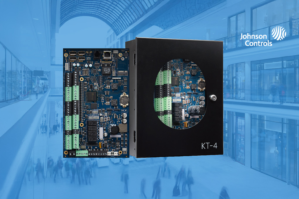 Panel de control de acceso 4 puertas marca Kantech modelo KT-400
