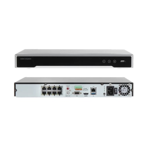 [DS-7608NI-Q2-8P] Nvr 8 canales IP 8 Puertos POE Marca Hikvision