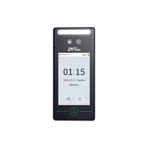 Terminal de reconocimiento Facial, con funciones de control de acceso tiempo y asistencia 800 rostros marca ZKTeco modelo Speedface-V4L