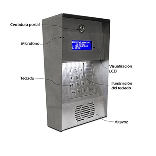 Teleentry de acceso telefónico marca Gtbilt 