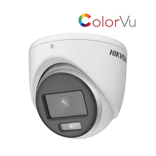 [DS-2CE70DF0T-LPFS] Cámara análoga tipo Domo 2 megapíxeles lente 2.8mm, audio IP67 marca Hikvision